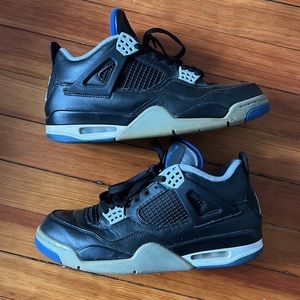 Jordan Black and Blue Sneakers